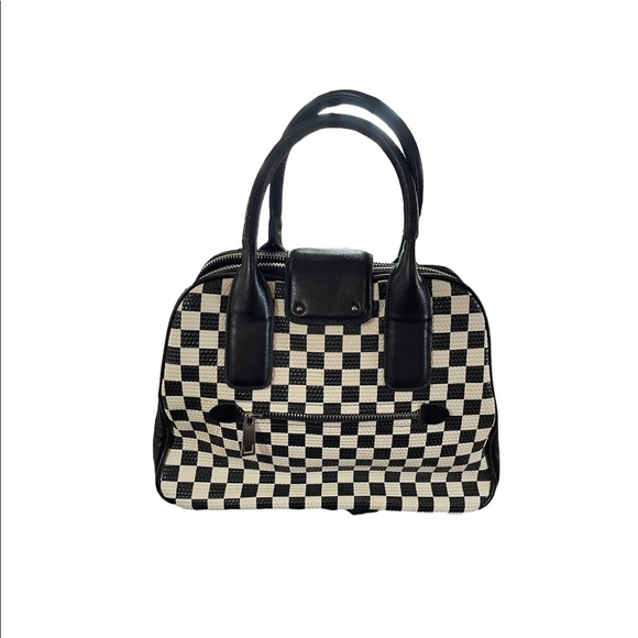 Circa 1980’s checkered Retro breakdancing Satchel Bag by Beau and Ashe - Picture 2 of 11